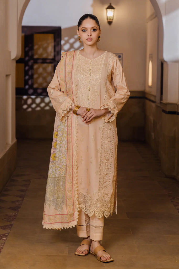 Aabyaan Shezlin Chikankari Lawn by Qalamkar – INESSA (AS-04)