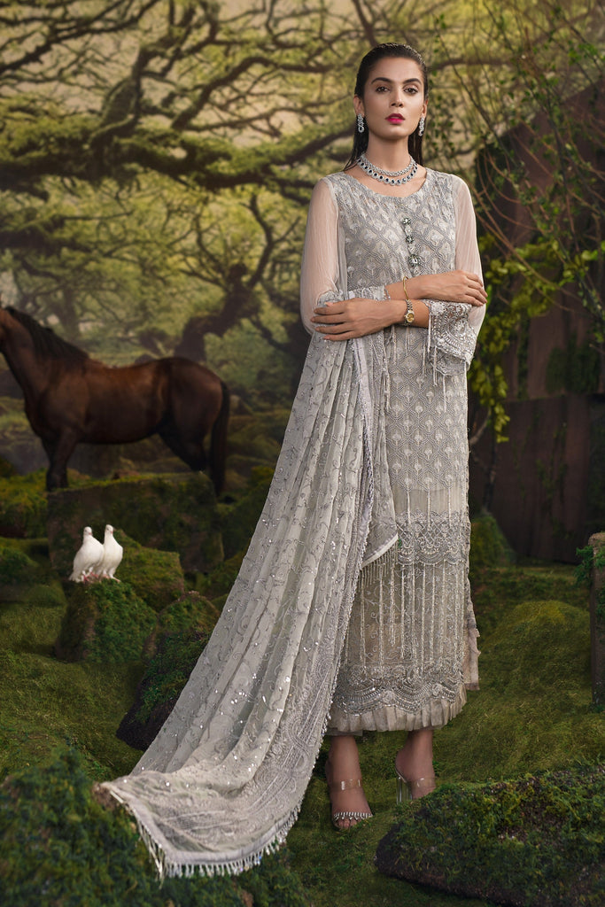 Qalamkar Forêt de Luxe Wedding Collection 2018 – Perle Travail QW-04