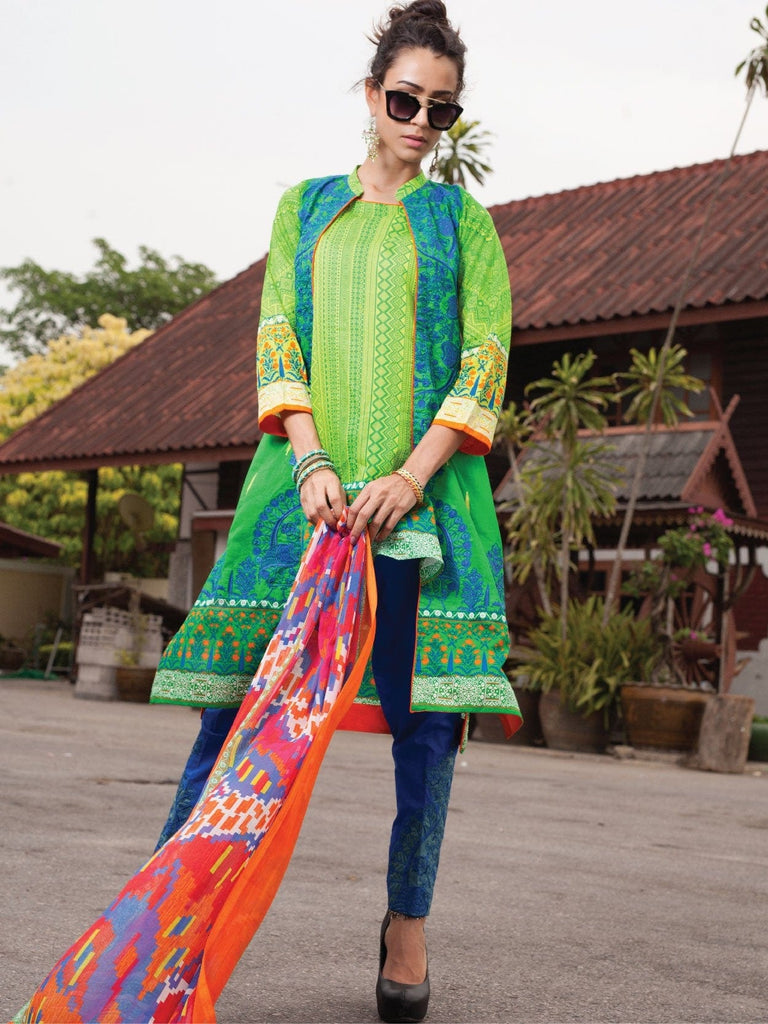 Rehaab Lawn Collection '16 – Flying Parrot RJ-160047 - YourLibaas
 - 1