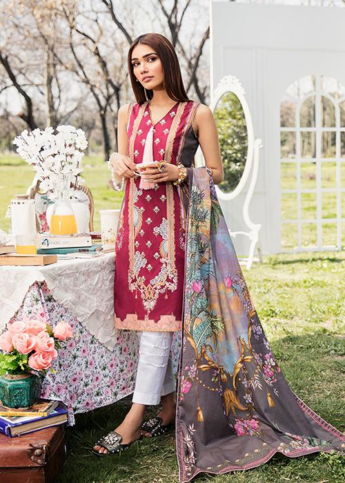 Qalamkar Qline Lawn Collection – QL-05A