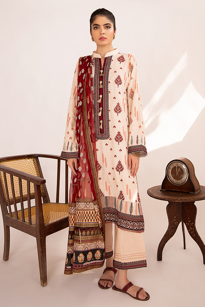 Qalamkar Qline Linen Collection 2020 – LE-07