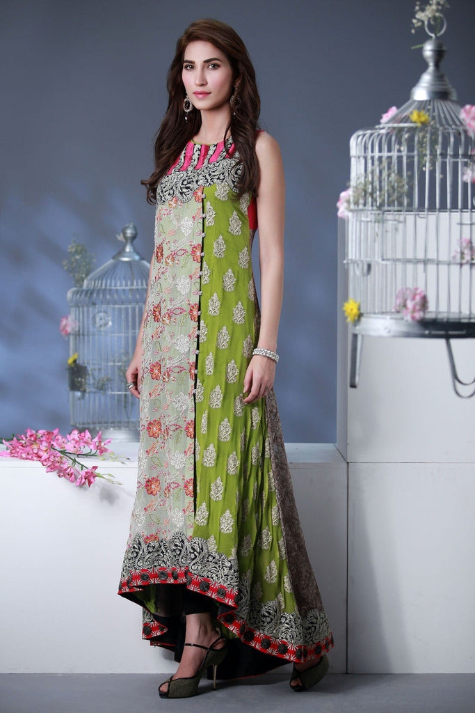 Rozina Munib Premium Embroidered Chiffon Collection - 5A - YourLibaas
 - 1