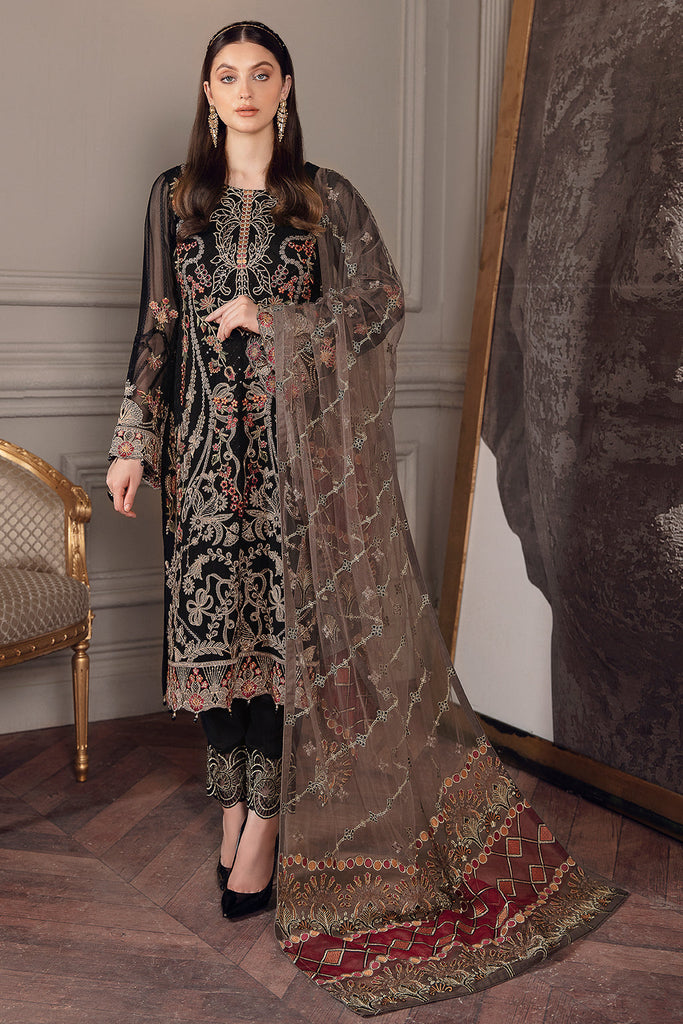 Ramsha Chevron Stitched/Pret Chiffon Collection – A-501
