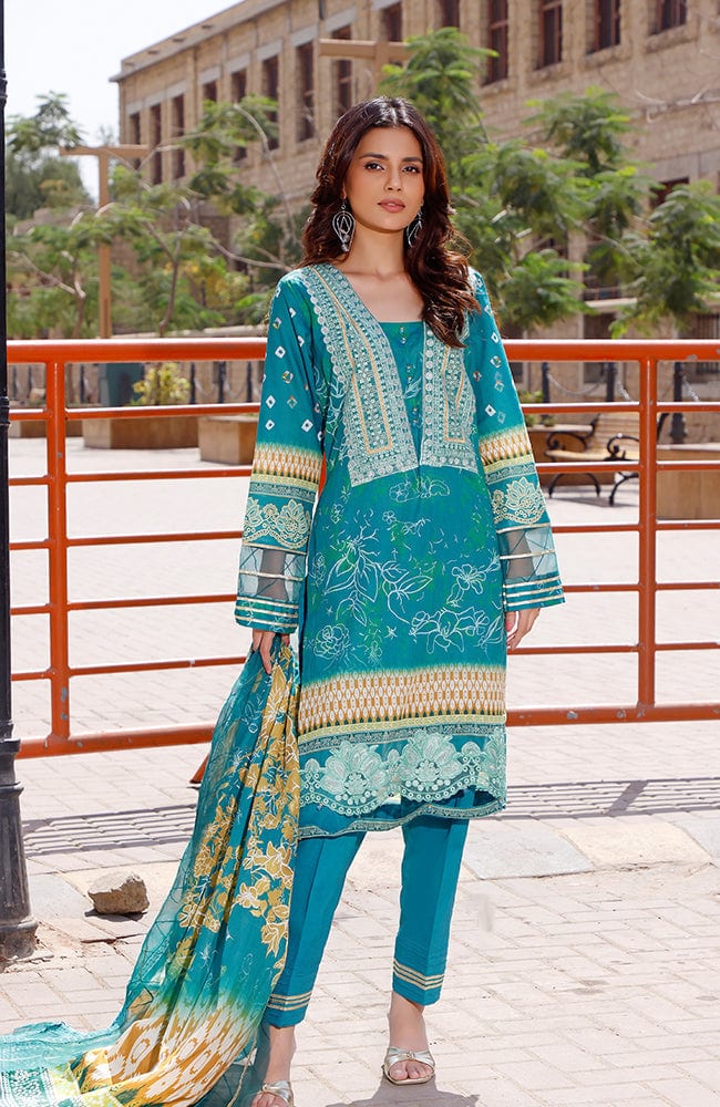 Rung Digital Embroidered Lawn Collection 2022 – RDEL-22-16