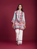 Gul Ahmed Winter Collection Tunic – Grey Single Digital Satin SDS-02 A - YourLibaas
 - 2