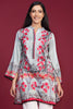 Gul Ahmed Winter Collection Tunic – Grey Single Digital Satin SDS-02 A - YourLibaas
 - 1