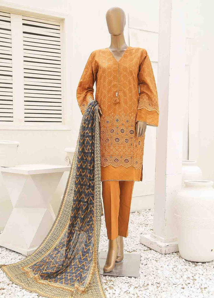 Bin Saeed Stitched/Pret ChikanKari Suit – DN-385