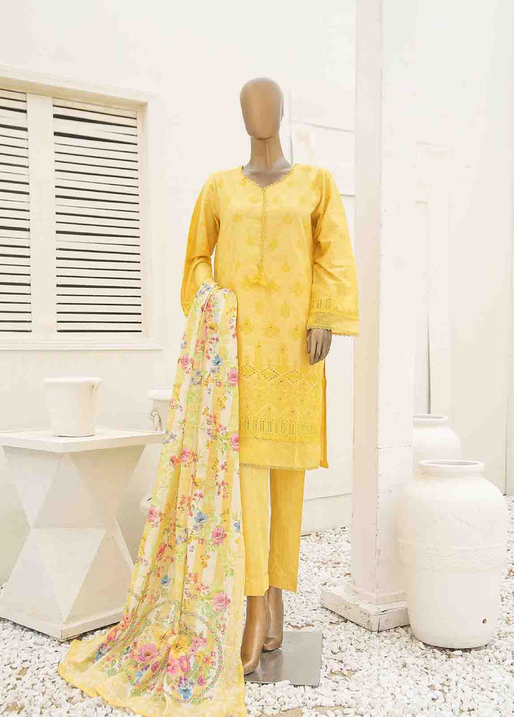 Bin Saeed Stitched/Pret ChikanKari Suit – DN-418