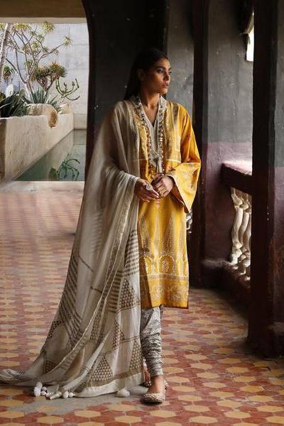 Sana Safinaz Kurnool Lawn Collection 2019 – 5B