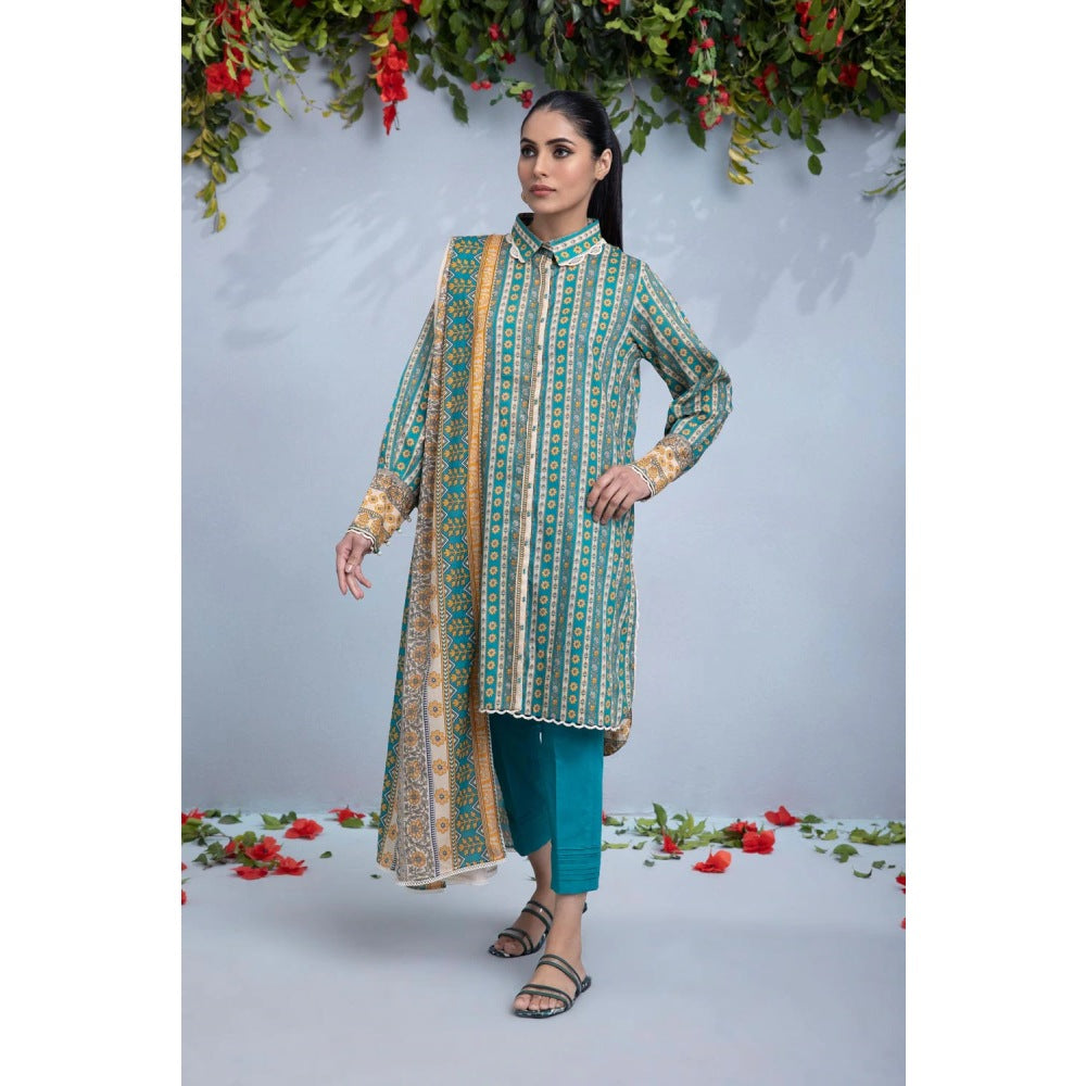 Sapphire Printed Lawn Suit - U3DAYZ22V132