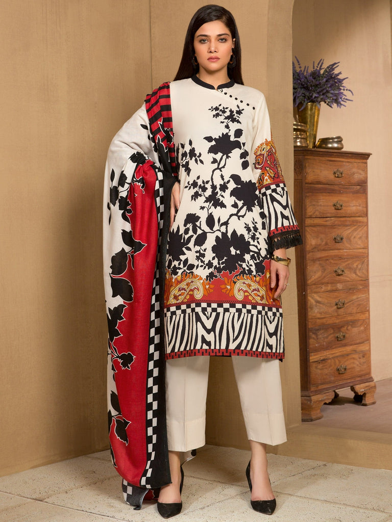 Limelight Winter Collection 2019 – 2-Pc Winter Cotton Suit – U0924-2PC-ORG