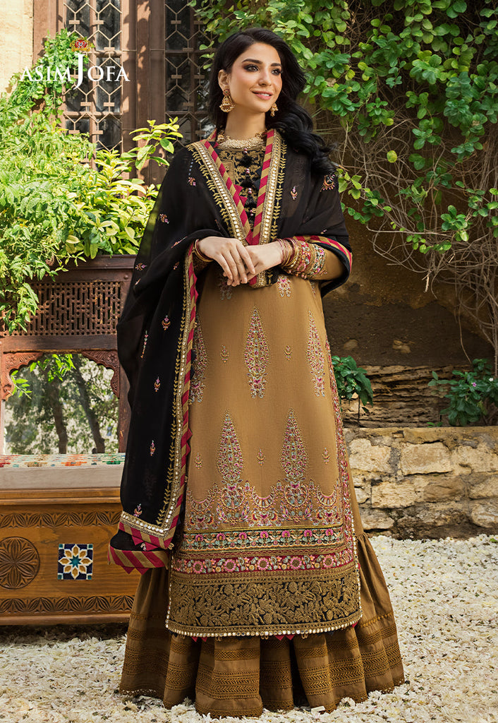 Asim Jofa Luxury Lawn Collection 2023 – AJLR-09