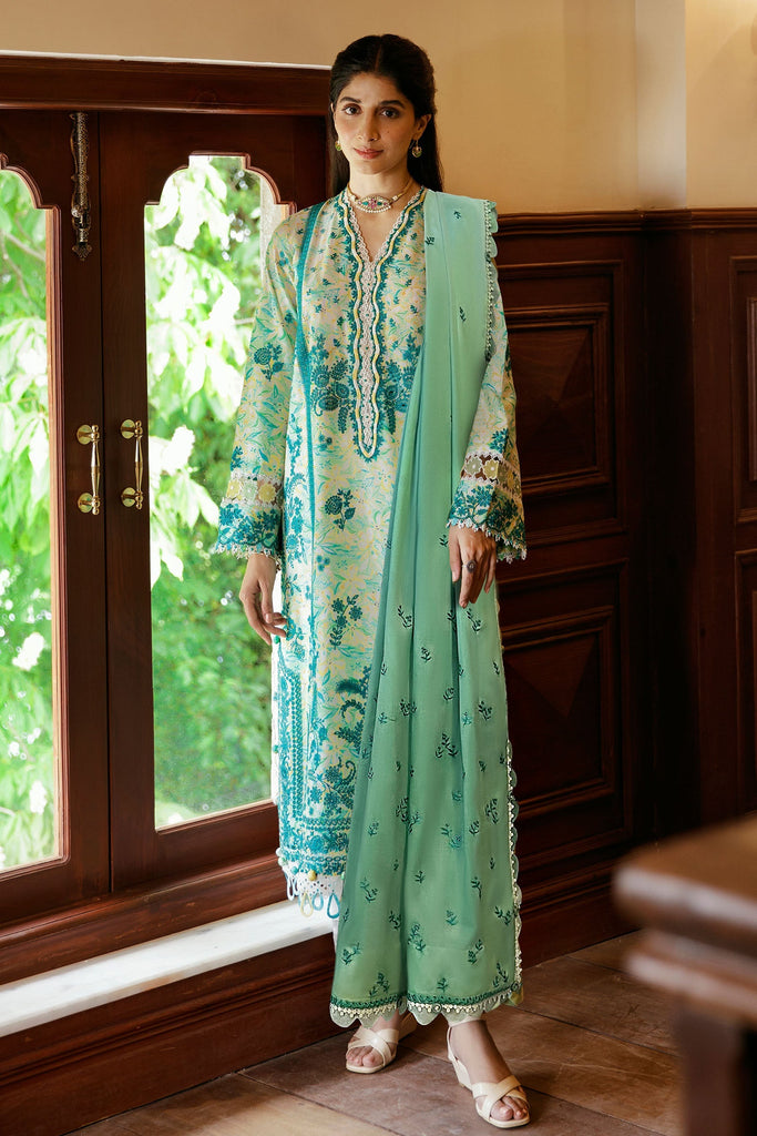 Zaha Festive Lawn Collection – SENA (ZF23-09)