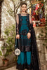 Imrozia Grandeur Ecstasy Luxury Eid Chiffon Collection 2019 – 704 The Teal Moonlight