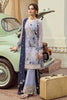 Imrozia Embroidered Chiffon Nostalgic Climax Collection 2019 – 02 - The Blues Romance