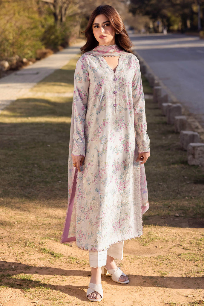 Zaha Luxury Lawn Collection 2024 – AYSEL (ZL24-03 A)