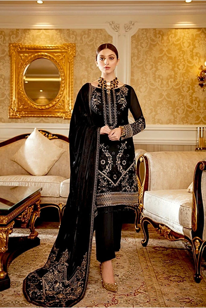 Ramsha Velvet Collection 2020 – V-101