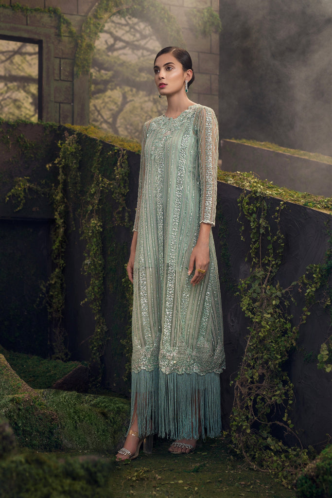 Qalamkar Forêt de Luxe Wedding Collection 2018 – Vert Tropico QW-08