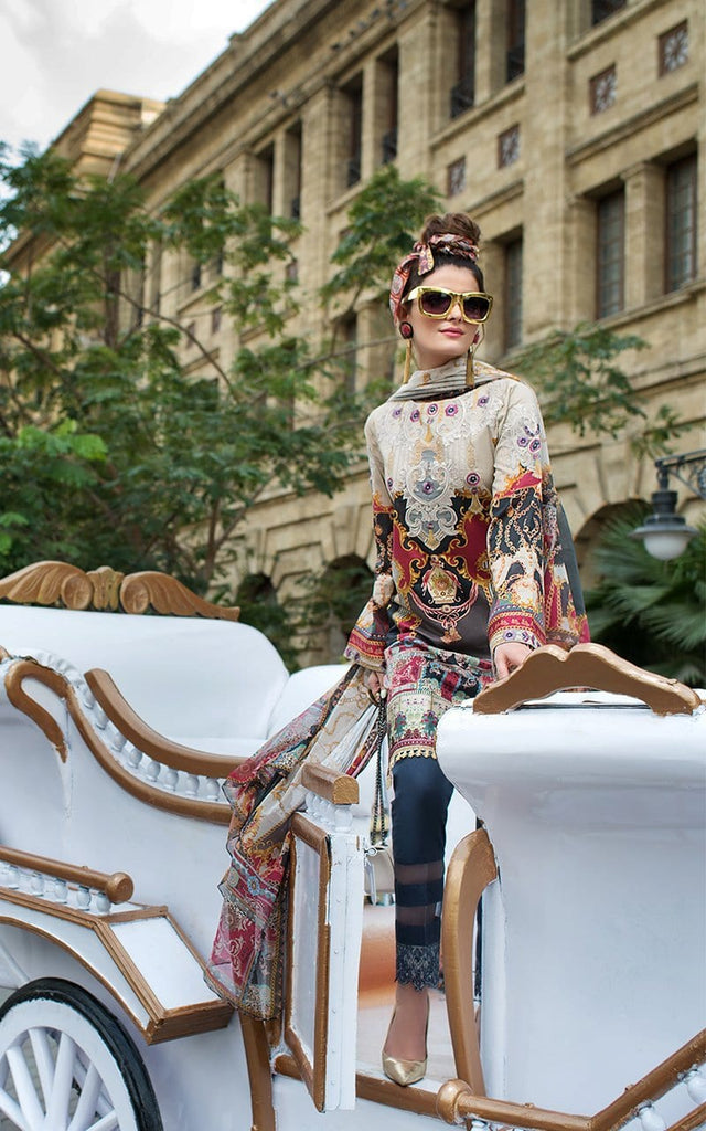 Threads & Motifs Luxury Lawn Collection 2019 – Design - 5565