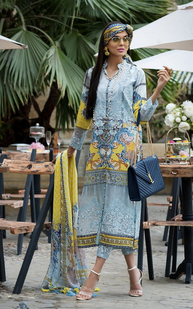 Threads & Motifs Luxury Lawn Collection 2019 – Design - 5582
