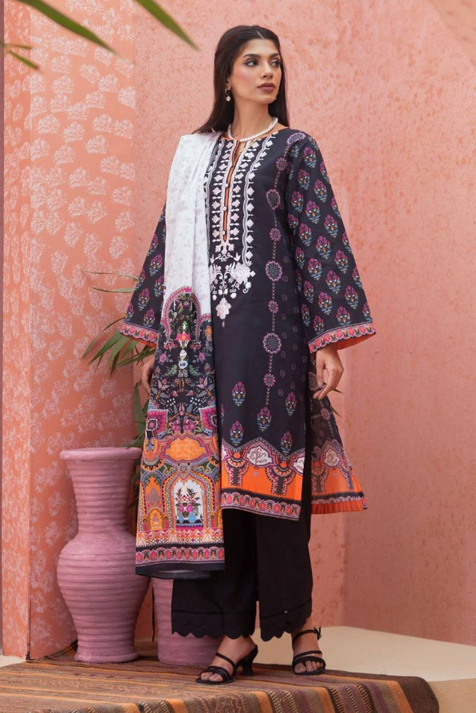 Zellbury Spring/Summer 2023 – 3PC Printed and Embroidered Lawn – WUSXE30174