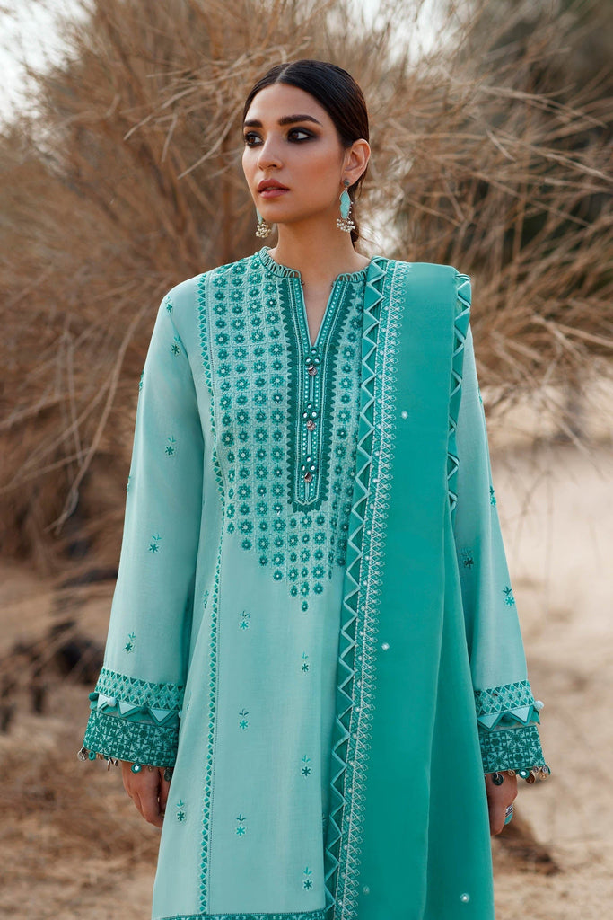 Zaha by Khadijah Shah Lawn Collection 2022 – FEZEH (ZL22-02 A)