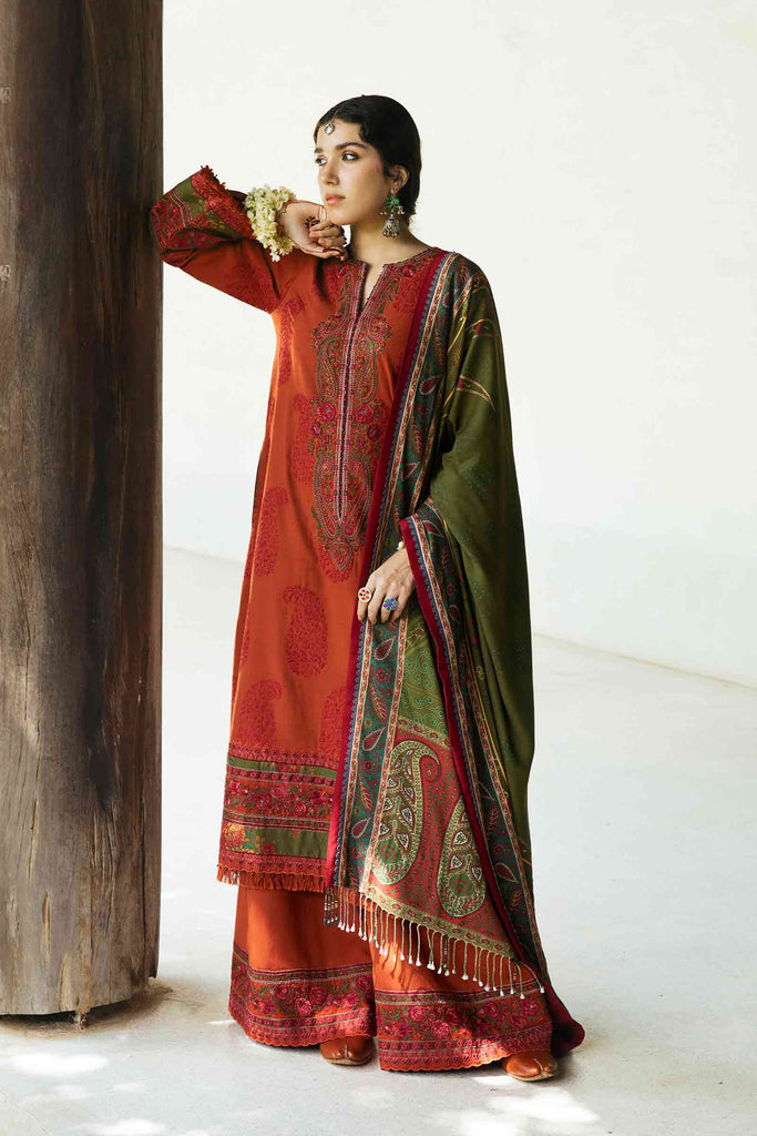 Zara Shahjahan Luxury Winter Collection (with Shawl) – WS22-Roshan