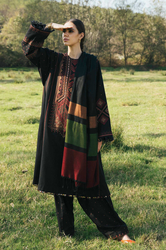 Zara Shahjahan Winter Collection (with Shawl) – Azrah