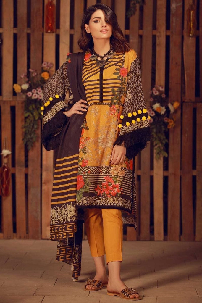 Khaadi Summer Lawn Collection 2018 Vol-2 – A18204 Yellow