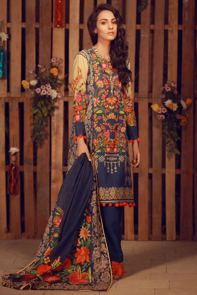 Khaadi Summer Lawn Collection 2018 Vol-2 – A18206 Blue