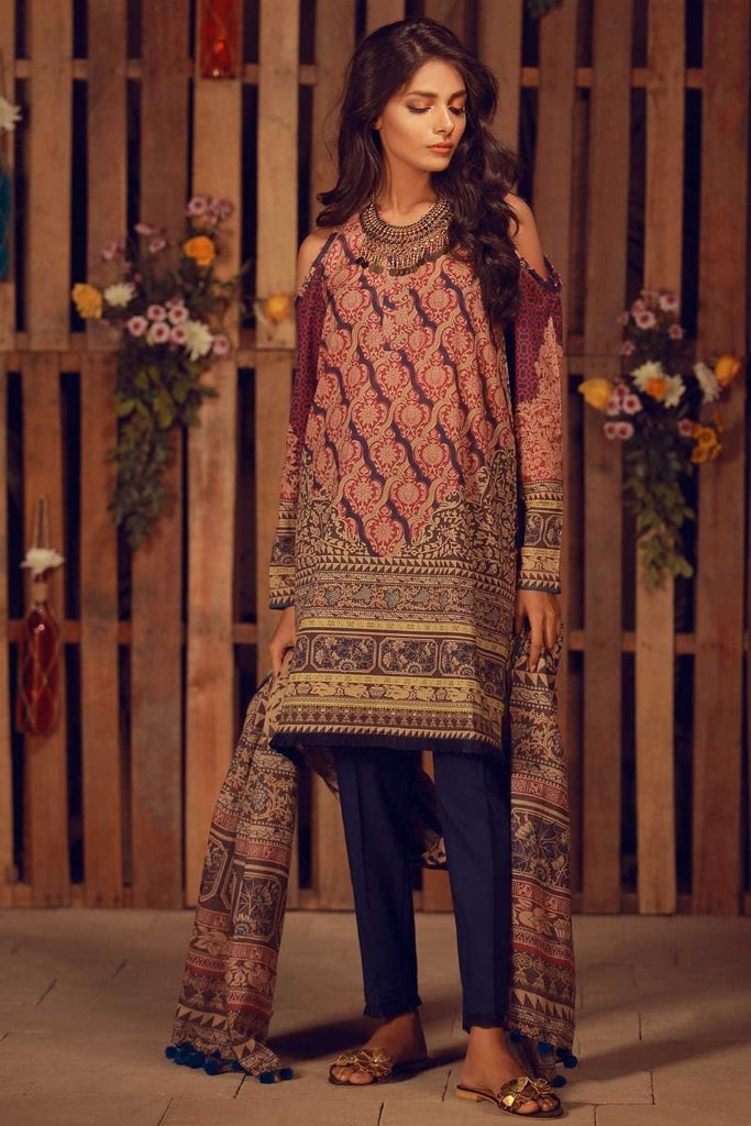 Khaadi Summer Lawn Collection 2018 Vol-2 – A18208 Blue