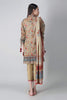 Khaadi Spring Collection 2021 – 3PC Suit · Printed Suit · A21149 Beige