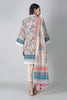 Khaadi Spring Collection 2021 – 3PC Suit · Printed Suit · A21149 Blue