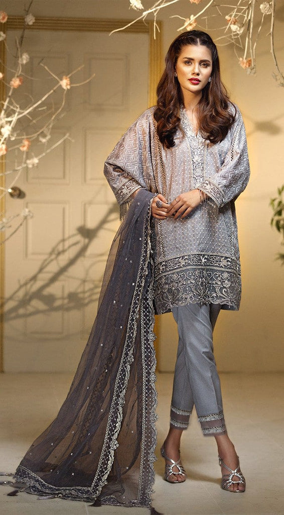 Anaya by Kiran Chaudhry Luxury Festive Collection 2018 – Silver Baroque ALF-05
