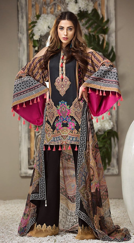 Anaya by Kiran Chaudhry Luxury Lawn 2018 – 1-Ebony Tribe
