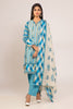 Khaadi The Tale of Spring Lawn Collection 2019 – AR19118 Blue 3Pc