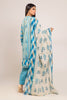 Khaadi The Tale of Spring Lawn Collection 2019 – AR19118 Blue 3Pc