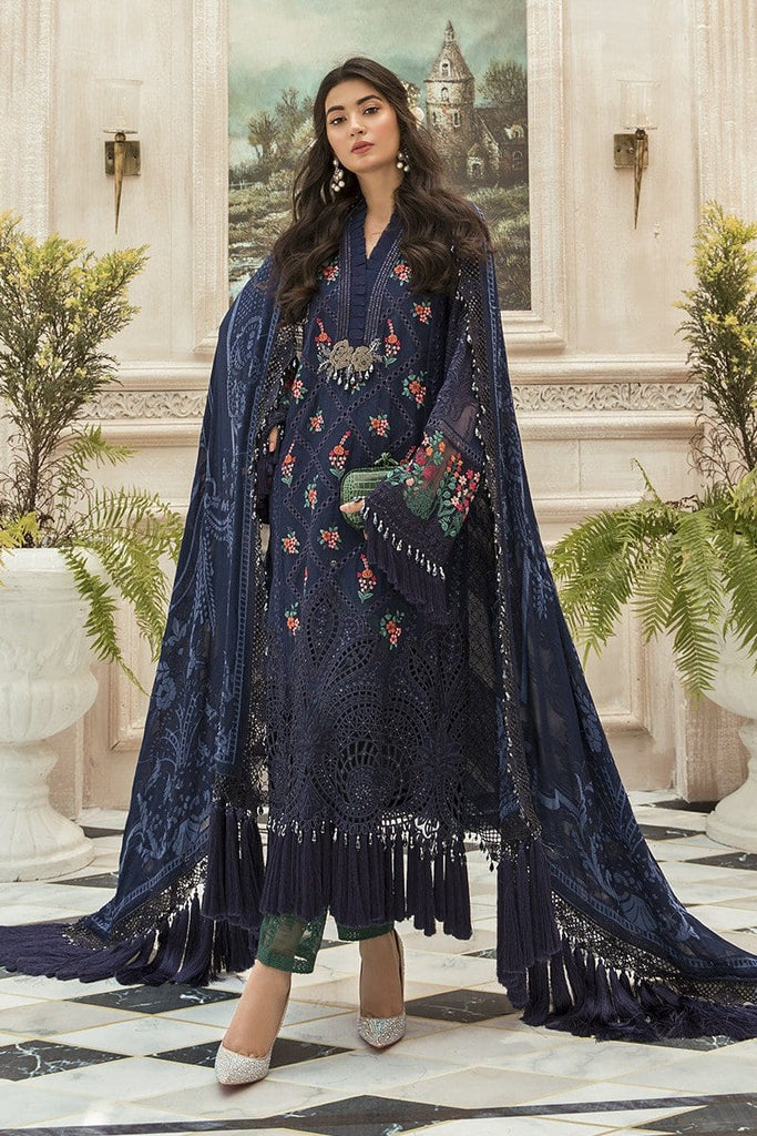 MARIA.B MBROIDERED Eid Collection 2020 – Navy Blue (BD-1901)