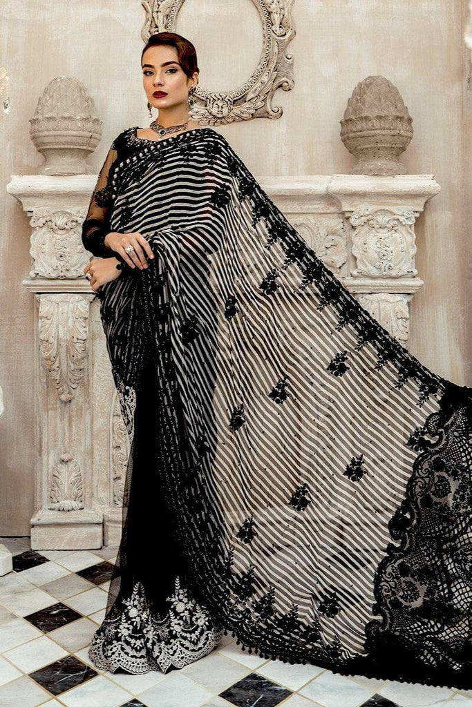 MARIA.B MBROIDERED Eid Collection 2020 – Black (BD-1903)