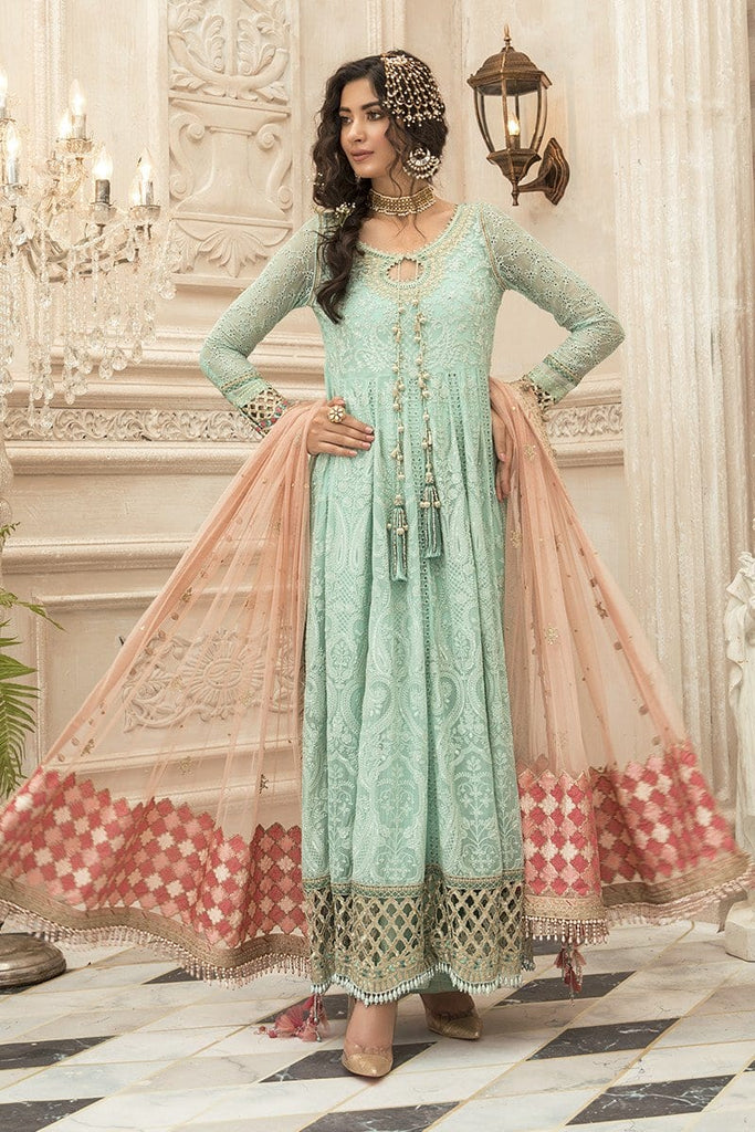 MARIA.B MBROIDERED Eid Collection 2020 – Sea Green (BD-1908)