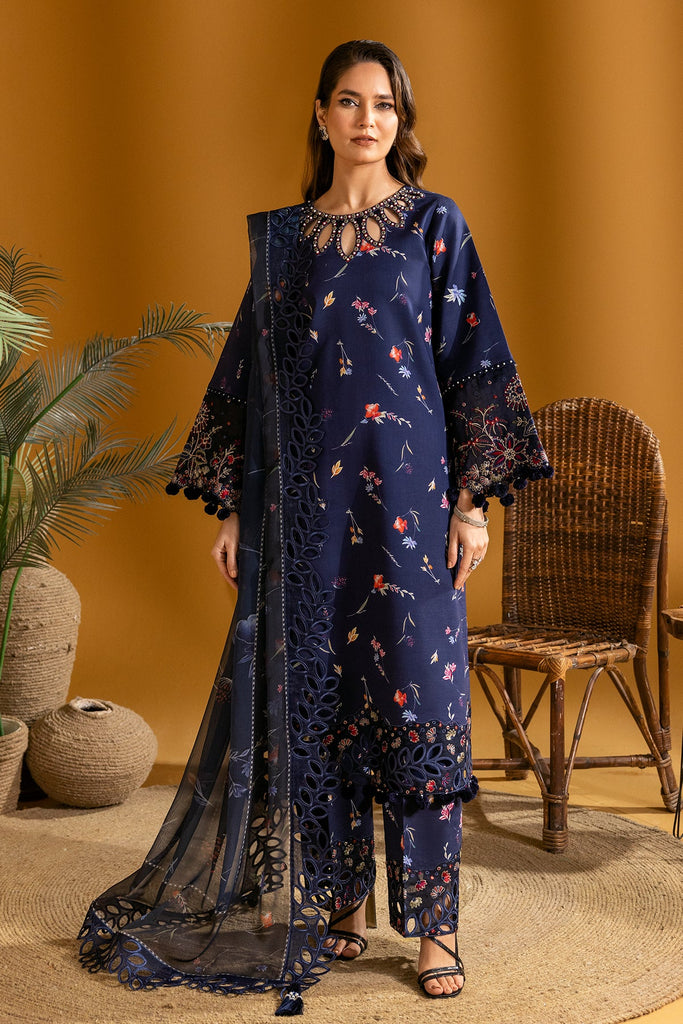 Alizeh Maahi Embroidered Print Lawn Collection – Iris