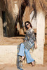 Gul Ahmed Summer Premium Collection  – Blue 3 Pc Embroidered Chiffon C-506