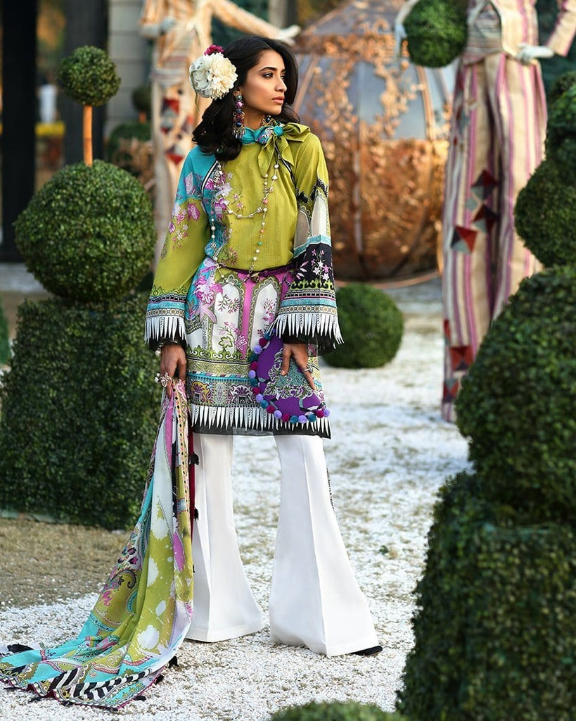 Zaha's Wonderland Spring/Summer Lawn Collection 2019 – 03A -Lyssa