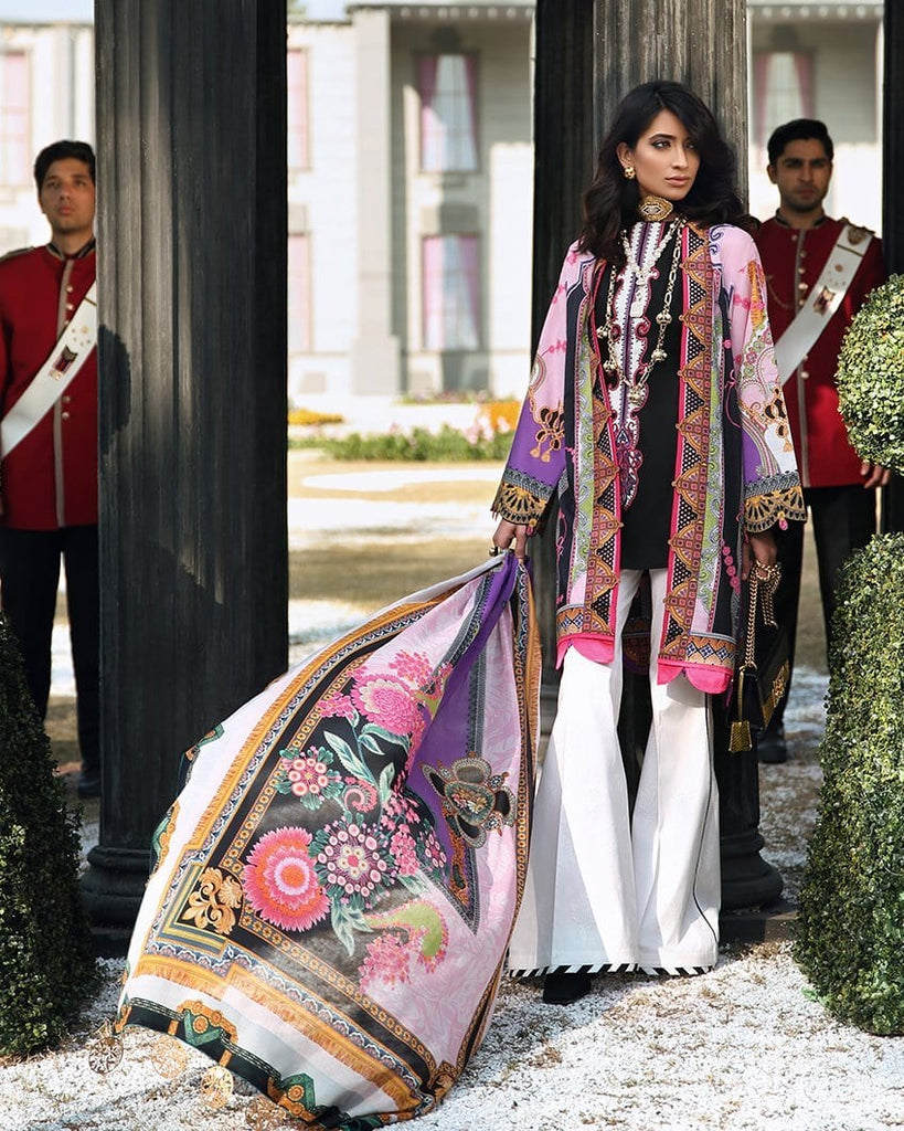 Zaha's Wonderland Spring/Summer Lawn Collection 2019 – 07A - Calypso