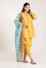 Khaadi Winter Vibe Collection 2019 – CA19504 Yellow 3Pc