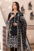 Gul Ahmed Monochrome Black & White – 3PC Unstitched Embroidered Lawn Suit B-32036