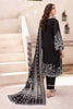 Gul Ahmed Monochrome Black & White – 3PC Unstitched Embroidered Lawn Suit B-32036