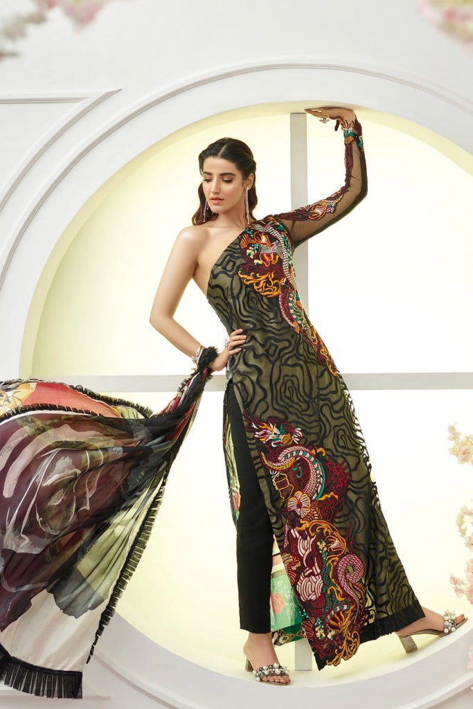 Asifa & Nabeel Festive Lawn Collection 2019 – 2J – Galaxies