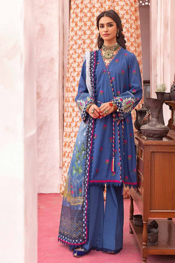 Gul Ahmed Festive – 3PC Embroidered Jacquard Shirt with Digital Printed Jacquard Dupatta FE-32039