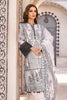 Gul Ahmed Monochrome Black & White – 3PC Unstitched Embroidered Lawn Suit with Organza Neckline B-32034